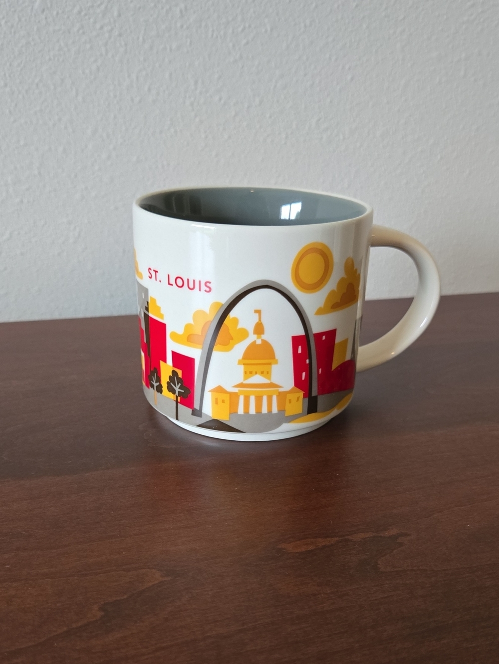 Starbucks 2015 You Are Here Collection St. Louis Cityscape Ceramic Coffee Mug
